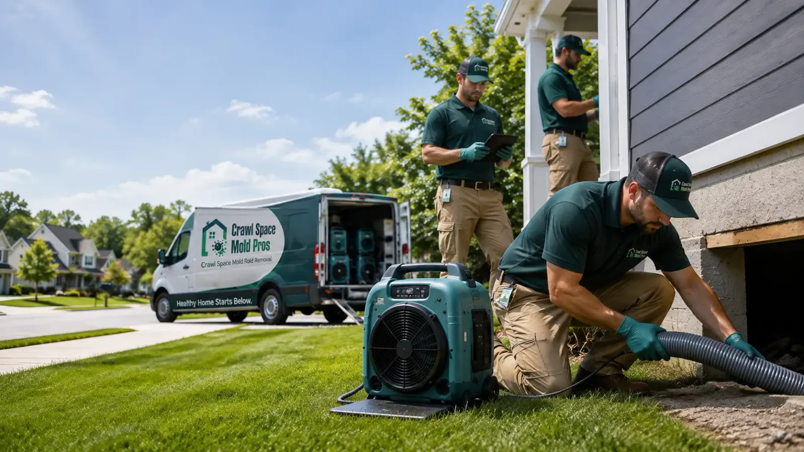 Crawl Space Mold Removal in Ithaca, NE